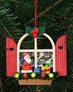 Advent Window Santa<br>Ulbricht Ornament